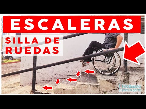 Silla de Ruedas, bajar escaleras 💛