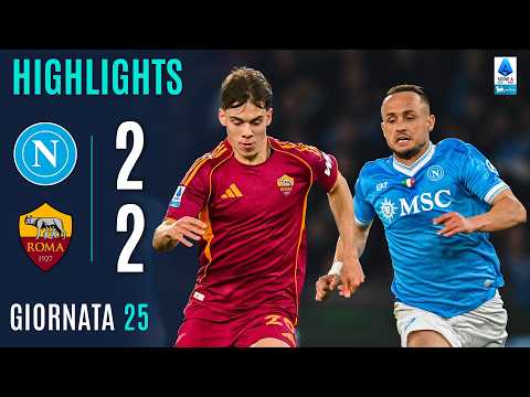 Video highlights della Napoli vs Roma (2 a 2) - Giornata 25 - Fantacalcio e fantamedie