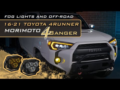 Be the Overland KING with the NEW Morimoto 4Banger LED Pods for the 2016 - 2021 Toyota 4Runner