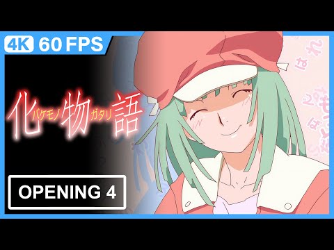 Bakemonogatari Opening 04 | Creditless | CC | 4K 60FPS Remastered