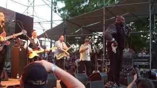 "BORN UNDER A BAD SIGN"~ Sugaray Rayford -  Gino Matteo -2014 Portland Waterfront Blues Festival 085