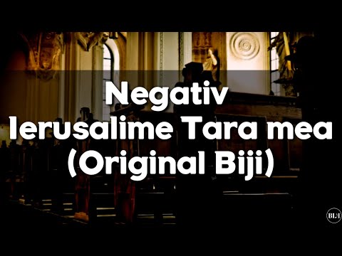 Negativ - IERUSALIME TARA MEA (Original Biji)