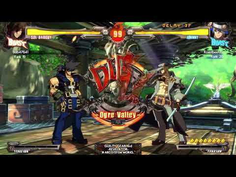 GGxrd Rev 2 7-12-2017 Johnny vs Sol Rank