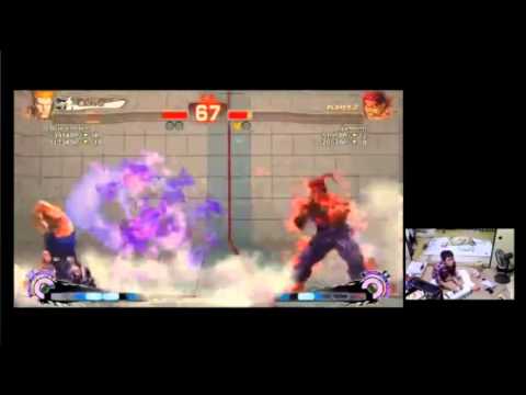USFIV - Daigo Umehara (E.Ryu) vs. Blue Emblem (Guile) p2/2 *Sep 12, 2014