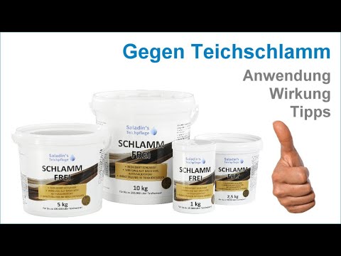 Teichschlamm bilogisch entfernen - Schlamm Frei gegen Teichschlamm - Schneller Teichschlammentferner
