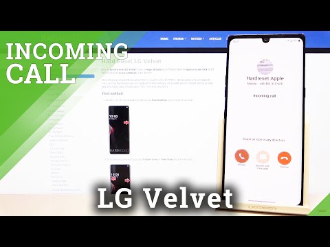 How Incoming Call Screen Looks Like in LG Velvet – Discover Incoming Call Animation