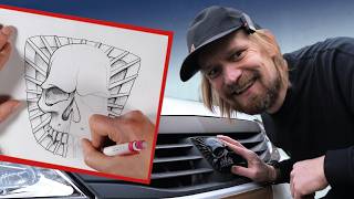 I Turned My Sketch Into the Most Illegal Car Emblem… and It’s Real Now