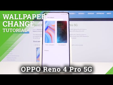How to Change Wallpaper in OPPO Reno4 Pro 5G – Set a New Wallpaper