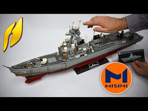 Arleigh Burke-class destroyer Flight IIA - MISINI M8021 (Unboxing and Review) #toys #misini #bricks