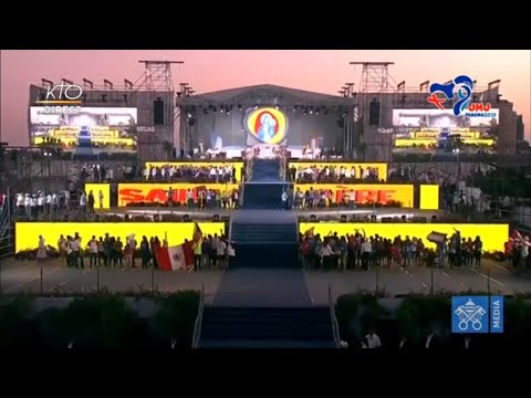 JMJ au Panama : accueil du pape François