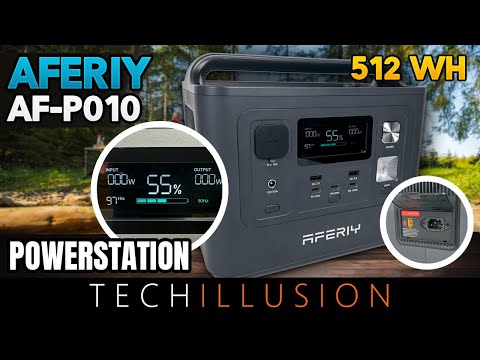 🔥WAS TAUGT SIE? Aferiy AF-P010 kompakte Powerstation mit 512Wh im Test!😱  Aferiy P010 Review & Test