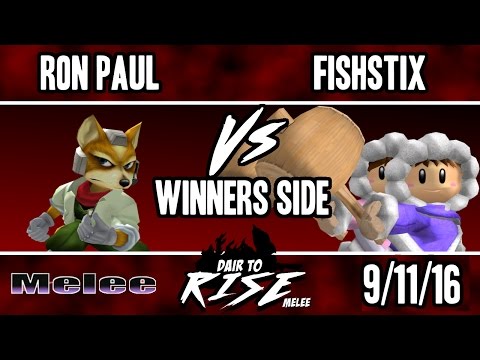 DtR 2 Melee Singles - Ron Paul (Fox) vs FishStix (Ice Climbers) - Winners Side