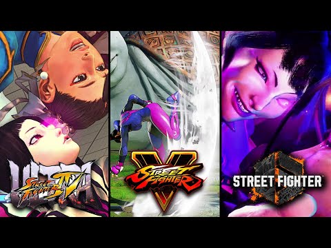 USF4 vs. SF5 vs. SF6: Juri Critical Art Comparison