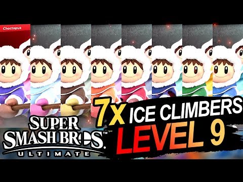 Can We Beat ALL LEVEL 9 ICE CLIMBERS in Super Smash Bros. Ultimate Video