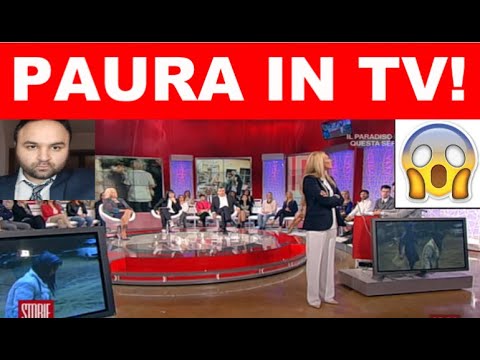 PANICO e PAURA IN DIRETTA RAI  - ECCO COS'E' SUCCESSO...