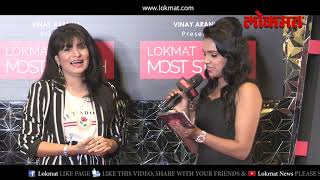 Sharmila Rajaram (Marathi Actress) Exclusive Red Carpet interview |Lokmat Most Stylish awards 2018 video