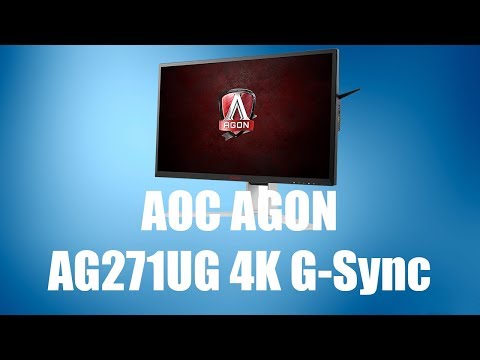 AOC AGON AG271UG 27" 4K G-Sync Monitor Unboxing & Review