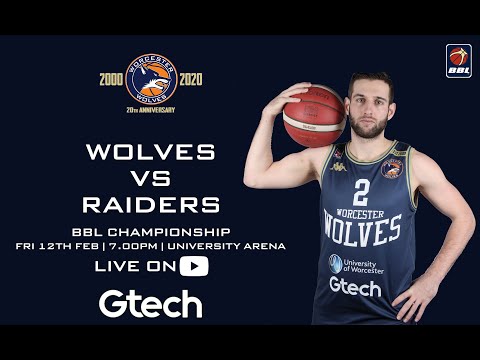 Worcester Wolves vs Plymouth Raiders BBL Championship LIVE 12/02/2021