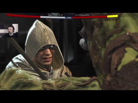 Injustice 2 1st MP gameplay pt36 - Swamp Thing vs. Robin