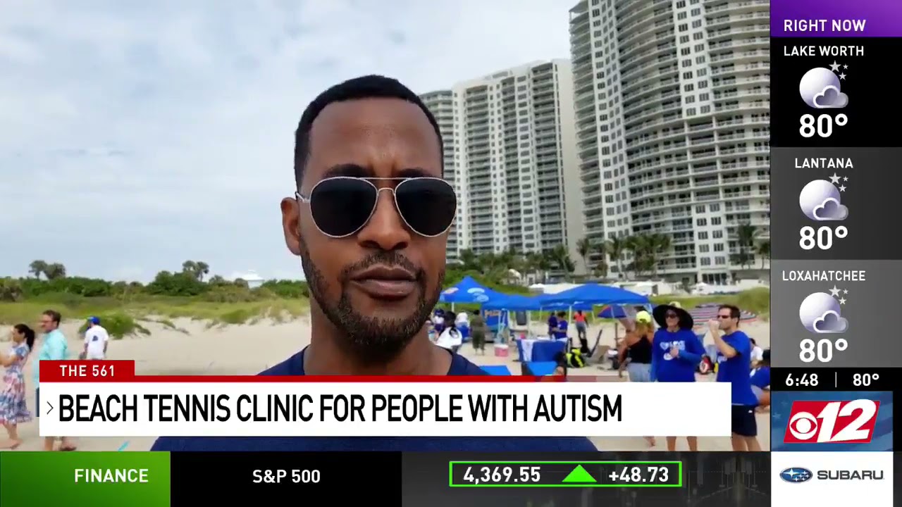 CBS 12-Adaptive Beach Tennis Event-July 10, 2021