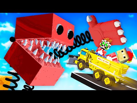 We Crashed Cars into Massive Boxy Boo (Teardown Multiplayer)