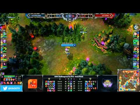 TCM-Gaming Vs. Avalanche Prime UK Map 1 - Semi-finals - EUW Challenger Series #15
