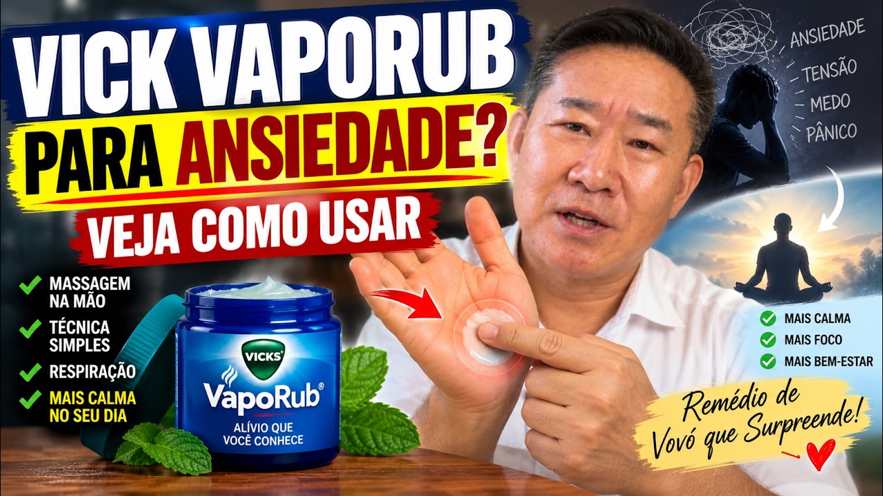 VICK VAPORUB PARA ANSIEDADE? VEJA COMO USAR | Peter Liu