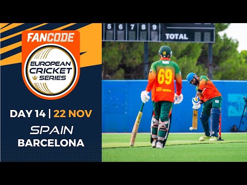 🔴 FanCode European Cricket Series Spain, Barcelona, 2022 | Day 14 | T10 Live Cricket