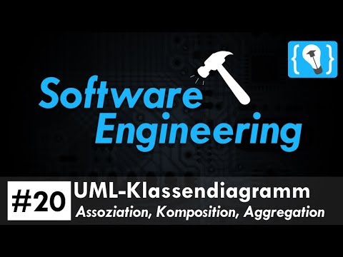 Software Engineering Tutorial Deutsch #20 - UML-Klassendiagramm: Beziehungen