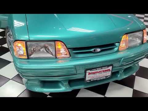 1991 For Mustang LX 5.0 convertible Saleen tribute customer video