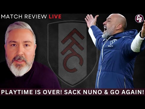 Match Review Live | Unacceptable Result | No Excuses...  Nuno Out!