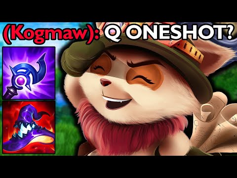 THIS TEEMO CAN ONESHOT ANYONE WITH 1 Q (1500 DAMAGE)