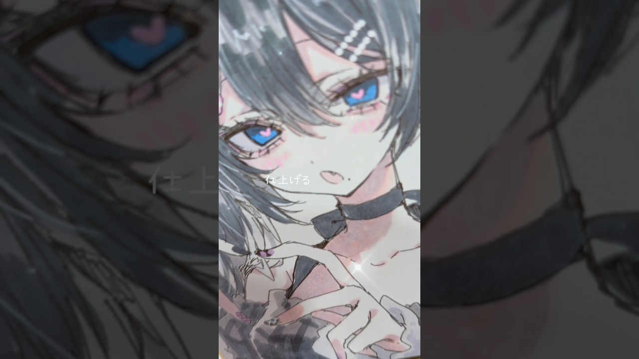 アナログで色塗り　#Ohuhu #イラストマーカー#お絵描き#HonoluluS  #PR