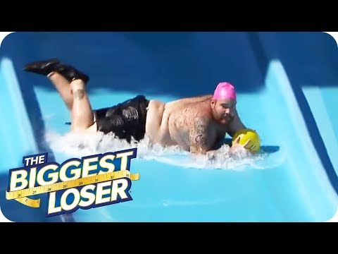 One hour of sliding down a water slide: The second challenge | 1/2 | The Biggest Loser 2019 | SAT.1