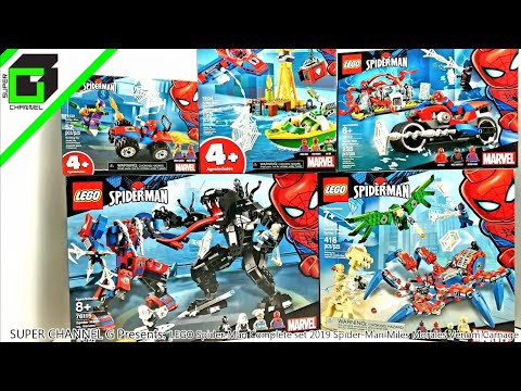 New LEGO SPIDER-MAN Complete Set UNBOXING 2019 just in time for SPIDER-MAN: INTO THE SPIDER-VERSE!