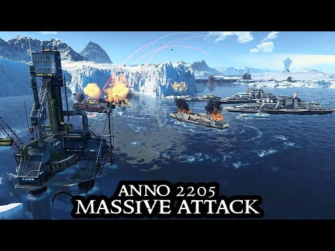 MASSIVE ATTACK - Anno 2205 MEGACITY || FULL GAME Sci-Fi City Builder HARD Settings Part 07