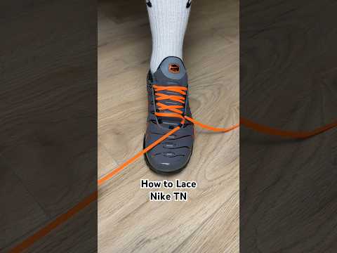 Nike TN (Tuned Air Max Plus) Lacing Tutorial #sneakers #asmr #tutorial #fashionista