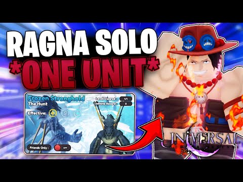 How To SOLO The RAGNA Dungeon With ONE UNIT In Universal Tower Defense!