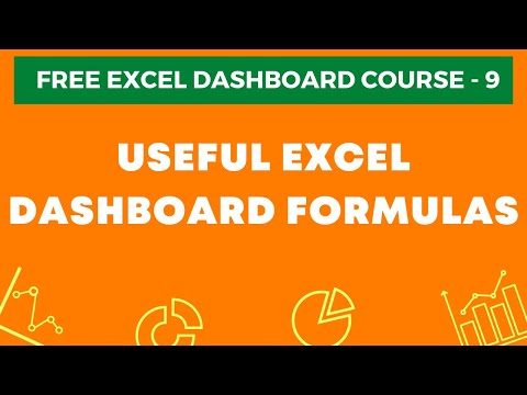 Excel Dashboard Course 9 Useful Excel Dashboard Formulas