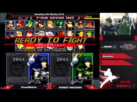 [Smashing Illini Weekly] VisualWatch (Marth) vs. STREET MACHINO (Marth)