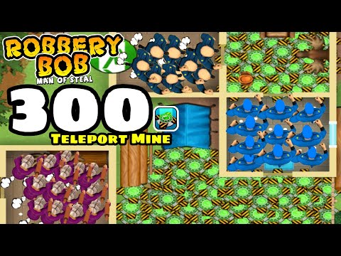 Robbery Bob #20 Dealer Use 300 Teleport Mine | PvZ 2 100 Plants Level 5 Vs Max Level Vs Zombies