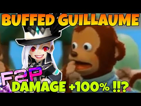 BUFFED GUILLAUME !!! OLD VS NEW GUILLAUME DAMAGE TEST ON SUMMONERS WAR