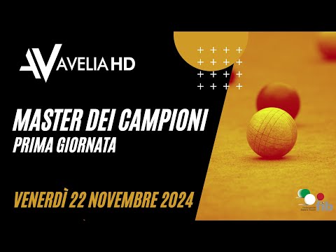 MASTER DEI CAMPIONI 2024 - PRIMA GIORNATA
