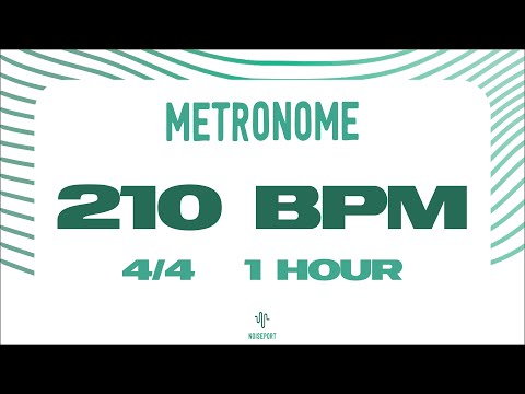 210 BPM Metronome [1 HOUR]