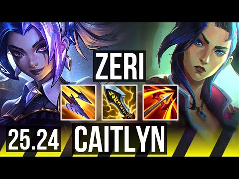 ZERI & Nami vs CAITLYN & Rell (ADC) | 84K damage | EUW Master | 25.24