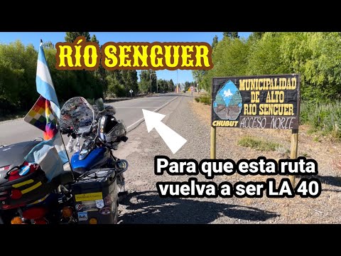 ALTO RÍO SENGUER | RUTA 40 | en moto por Argentina