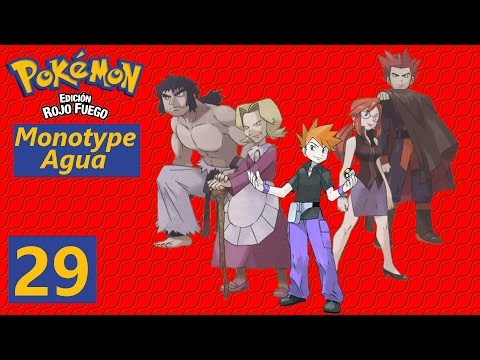 Pokémon Rojo Fuego Monotype Agua Ep. 29 - Liga Pokémon