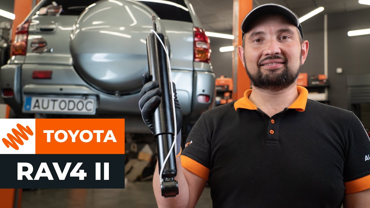 Jak vyměnit zadní tlumiče pérování na Toyota RAV4 II – návod k výměně