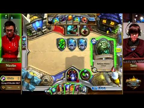 BlizzCon 世界盃聯賽 《石戰記》華文轉播 11/08 part3（Nicolas  VS  Tarei）