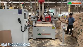 Máy CNC Trung Tâm Thay Dao Tự Động | WM-1325RB | Khoan 5 Mặt (Cam/chốt), Lưỡi Cưa Cắt 2 Chiều